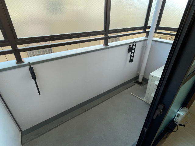 バルコニー　目隠しがあります