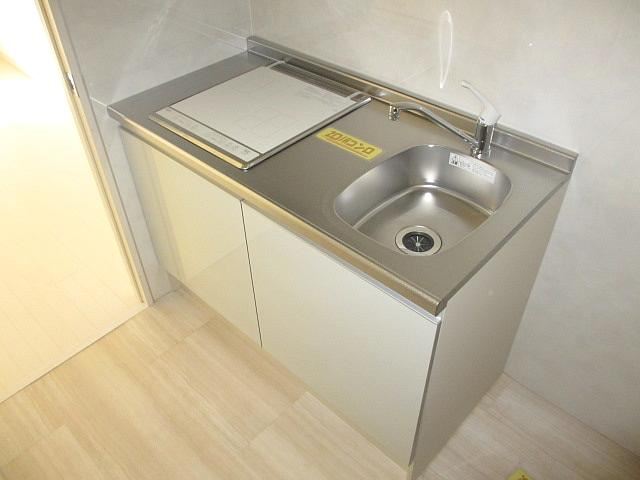 キッチン　２口コンロの掃除が楽チンなＩＨです。