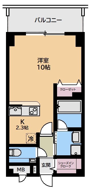 ディアレストステージ市川の間取り写真