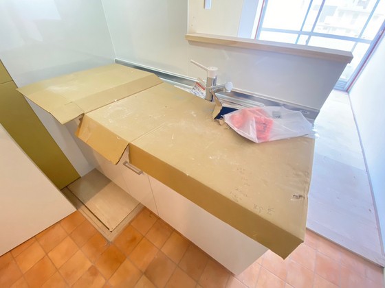 キッチン　※改装中の写真です。