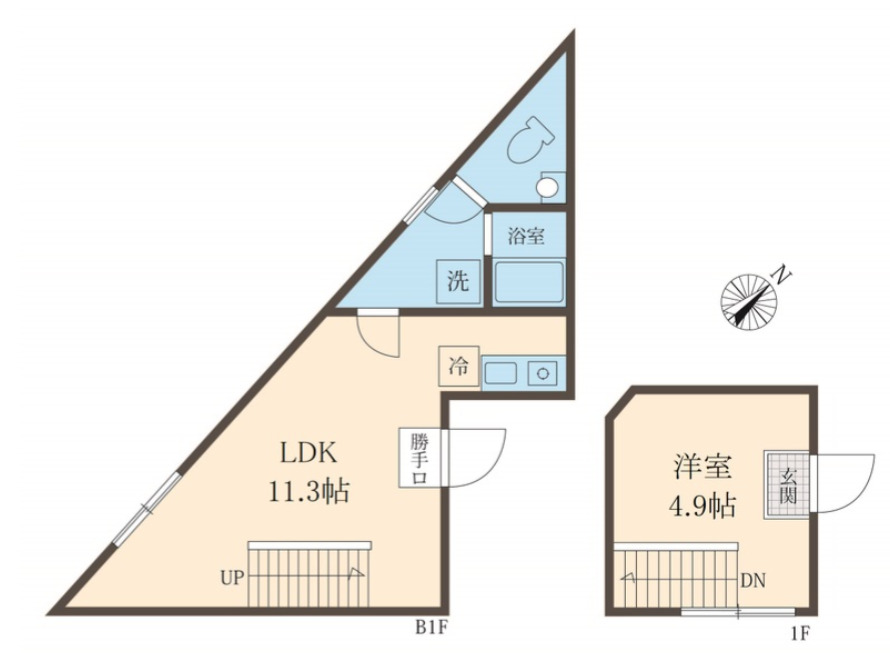 京成押上線 八広駅 徒歩2分 4階建 新築の間取り写真