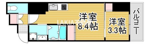 レシオス桜ノ宮The Firstの間取り写真
