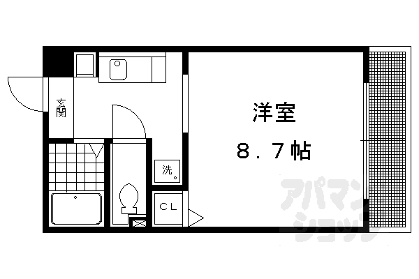 白川楽舎の間取り写真