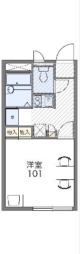 レオパレスニュー北府の間取り