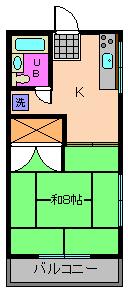 郡山市堤下町のマンションの間取り