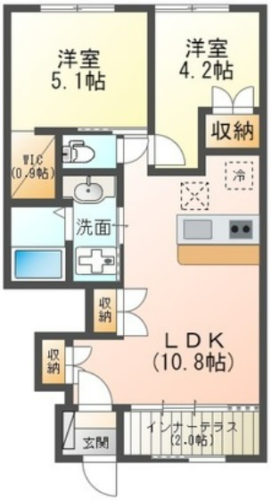 【サンパークIの間取り】