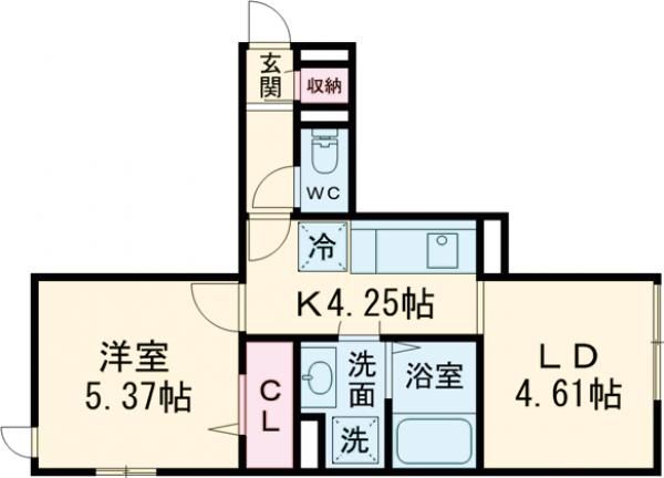 アイリス伏見の間取り