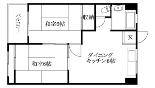 衣山駅前マンションの間取り