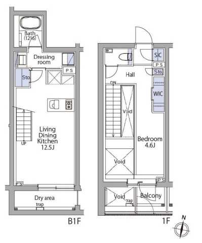 イプセ代々木上原Residenceの間取り