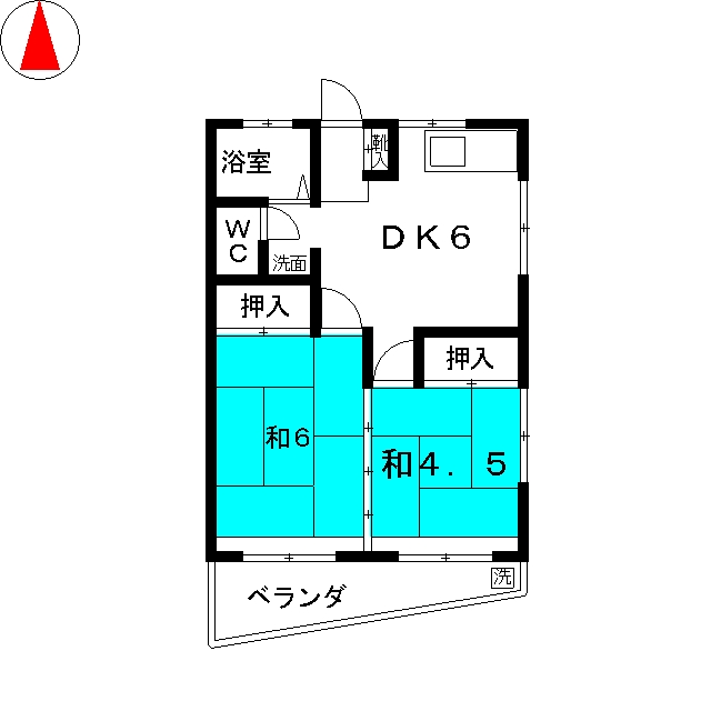 中橋マンション_間取り_0