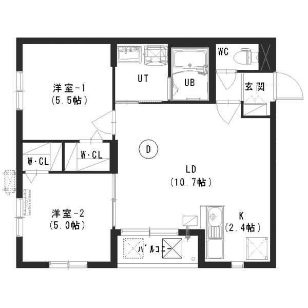 北海道札幌市中央区南二十八条西１１（マンション）の賃貸物件の間取り