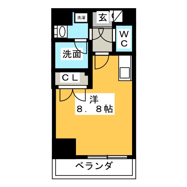 シェモア大須（旧レジデンシア大須）の間取り