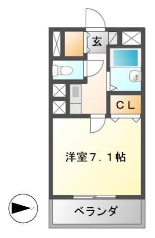 シーガル池下の間取り