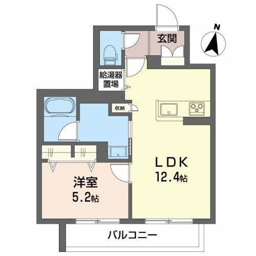 シャーメゾン凪の間取り