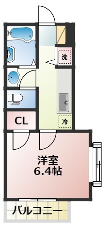 熊本市西区池田のマンションの間取り