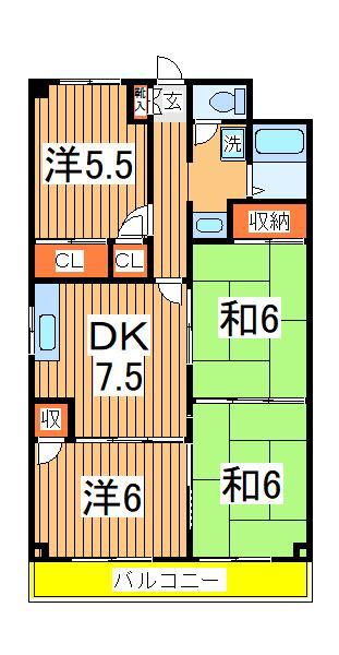 ＩＮＳＵＲＡＮＣＥ　ＢＬＤＧ　１６の間取り