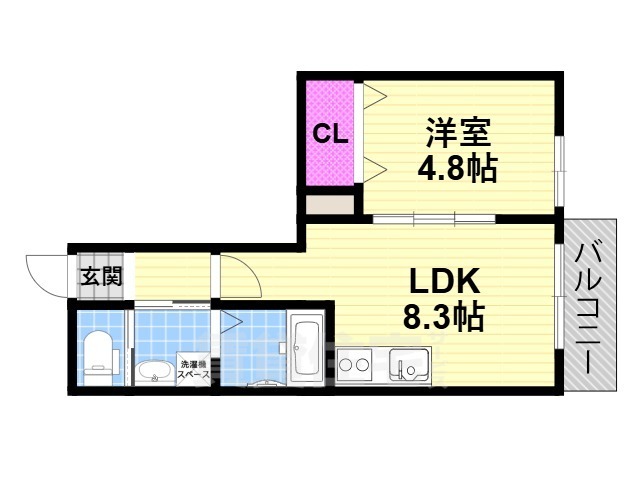 ESCALA四條畷の間取り