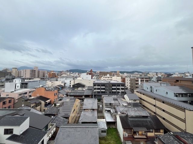 【京都市中京区橋東詰町のマンションの眺望】