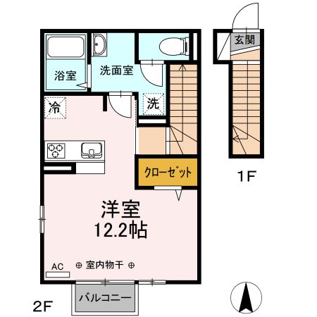 【メゾン・ド・SaSa　Ａの間取り】