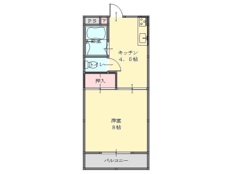 ファランドール矢中の間取り