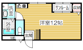 グリーンピア橋口の間取り