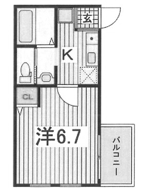 ボヌールテラスAの間取り