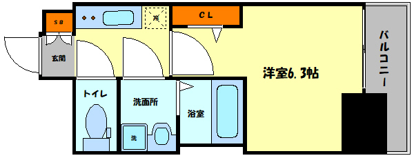 ファーストフィオーレ京橋ブレイニーの間取り