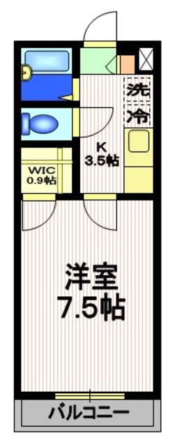 豊島区巣鴨のマンションの間取り