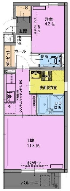 ラフィーナパレス宮崎東の間取り