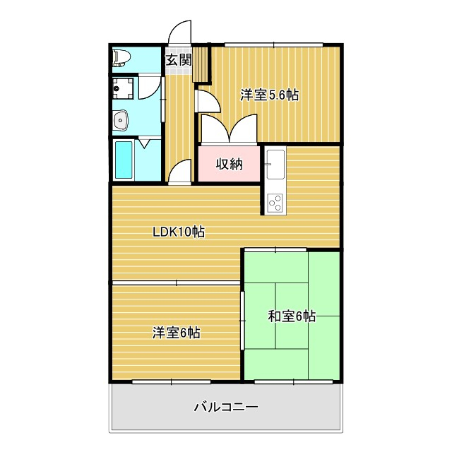 ウェルス21の間取り