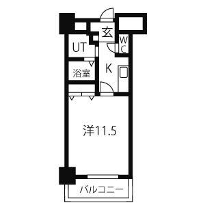 CASSIA錦本町通(旧スタジオスクエア錦)の間取り