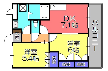 ウエストヴィレッジの間取り