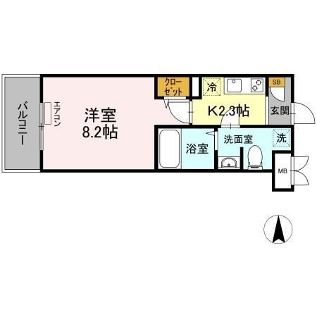 流山市前平井のマンションの間取り