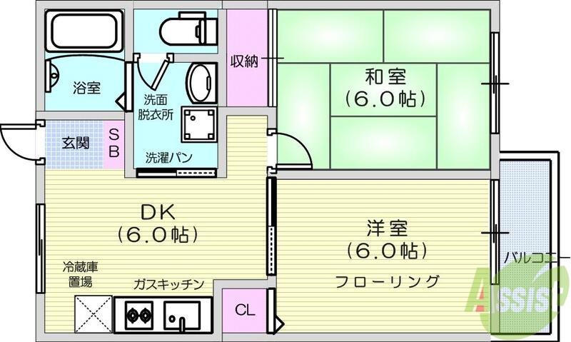 アメニティゾーン柳生の間取り