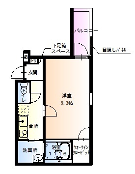 フジパレス堺南長尾I番館の間取り