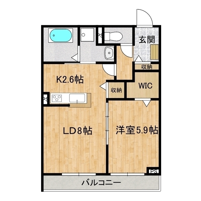 仮）ユアメゾン倉掛の間取り