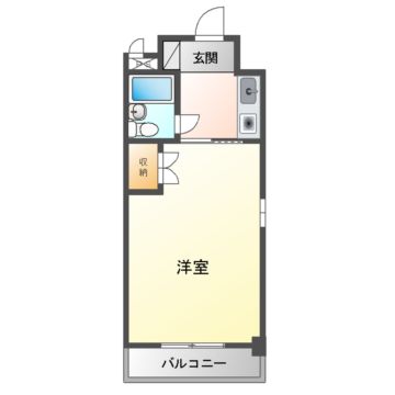 マンション山本　壱番館の間取り