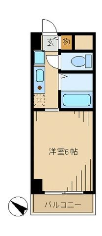 多摩市鶴牧のマンションの間取り