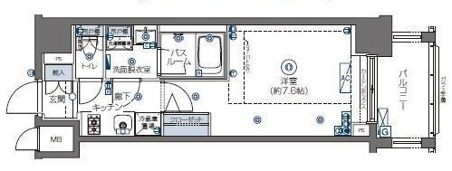 【ZOOM四谷左門町の間取り】