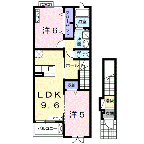 アルコバレーノＣの間取り