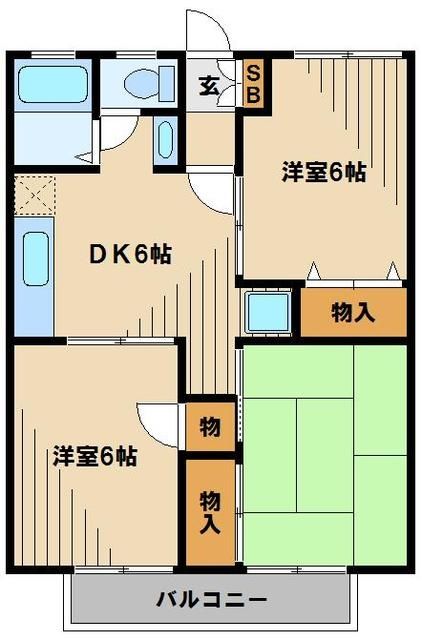 練馬区関町北のアパートの間取り