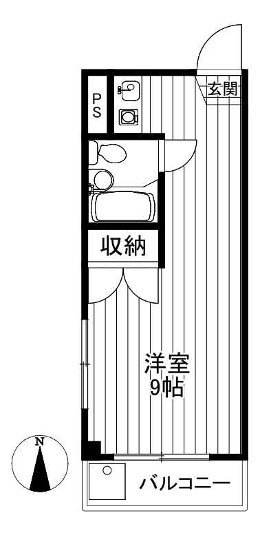 世田谷区代沢のマンションの間取り