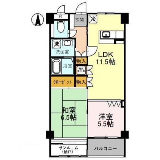 グリーンパラストの間取り