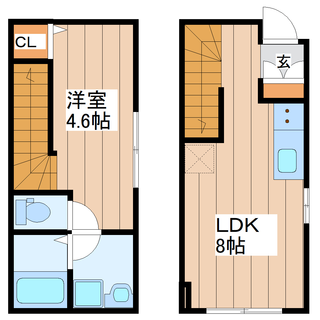 プチクロッシュの間取り