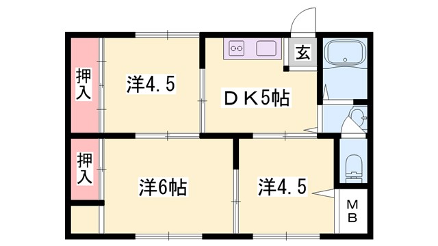 クィーンヒルズの間取り