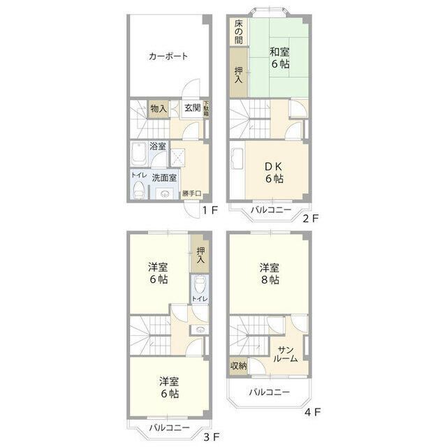 【グレイス羽村の間取り】