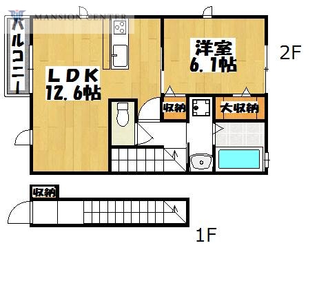 リッツ銀河IIの間取り