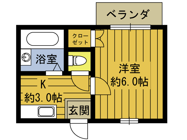 ロマネスク戸次の間取り