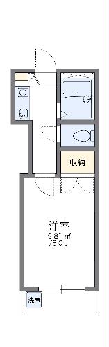 レオパレス沖野上Ｐａｒｔ２の間取り