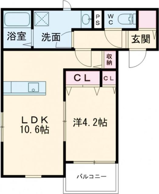 セレーノ鳥栖Iの間取り